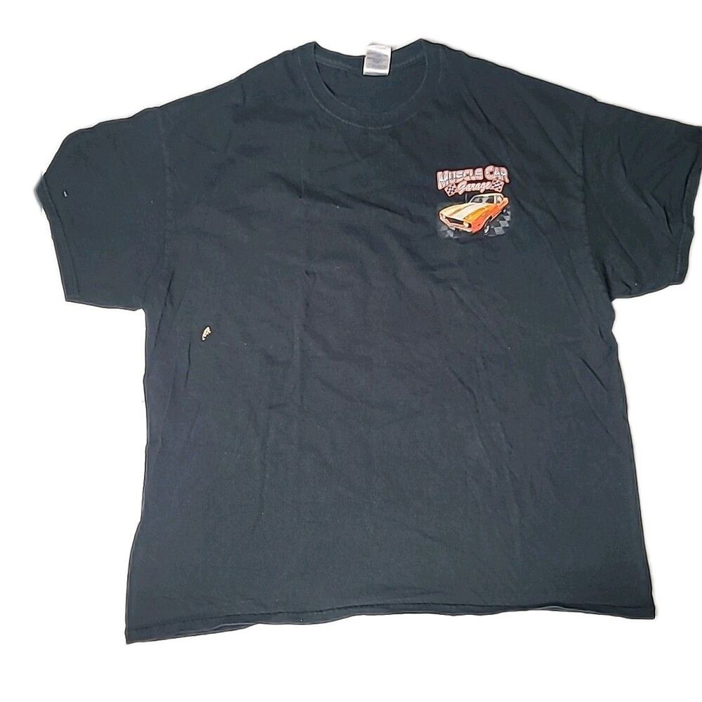 Vintage Classic Muscle CarsTee Black T-Shirt Short Sleeve History Y2K Medium - Picture 8 of 9